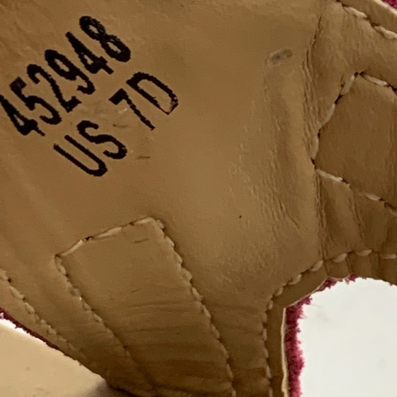 LAND'S END Purple Slides Sandals Flip Flops sz 7 D - Picture 14 of 16